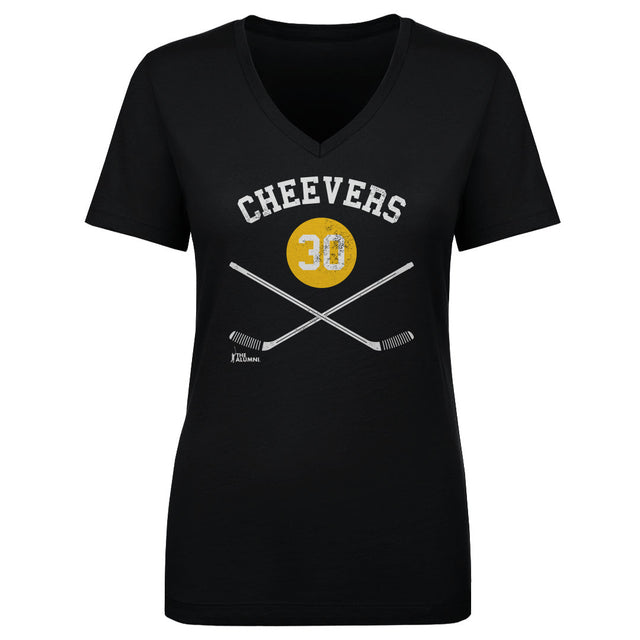Gerry Cheevers Women's V-Neck T-Shirt | 500 LEVEL