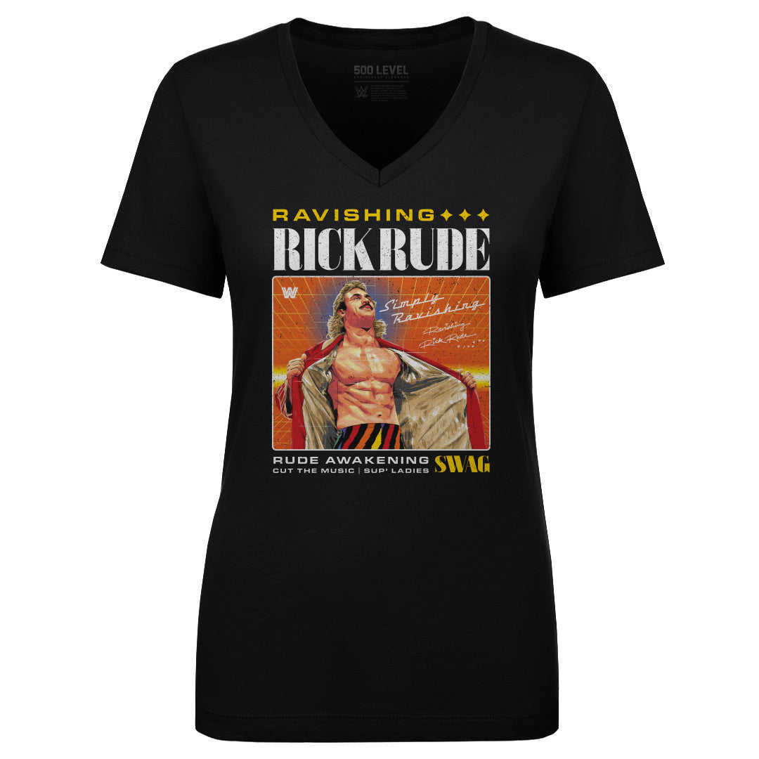 Rick Rude Women&#39;s V-Neck T-Shirt | 500 LEVEL