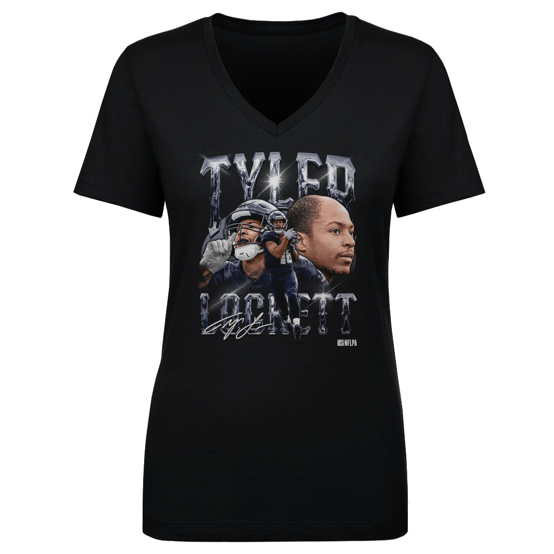 Tyler Lockett Women&#39;s V-Neck T-Shirt | 500 LEVEL