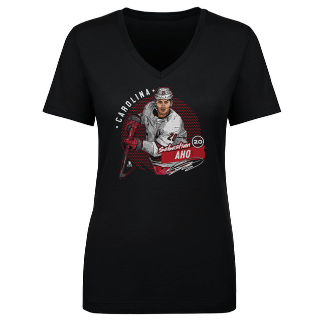 Sebastian Aho Women's V-Neck T-Shirt | 500 LEVEL