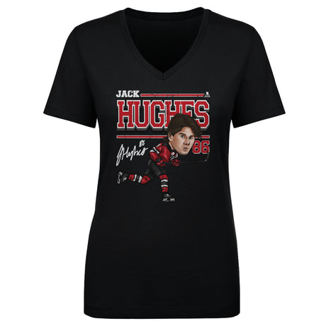 Jack Hughes Women's V-Neck T-Shirt | 500 LEVEL