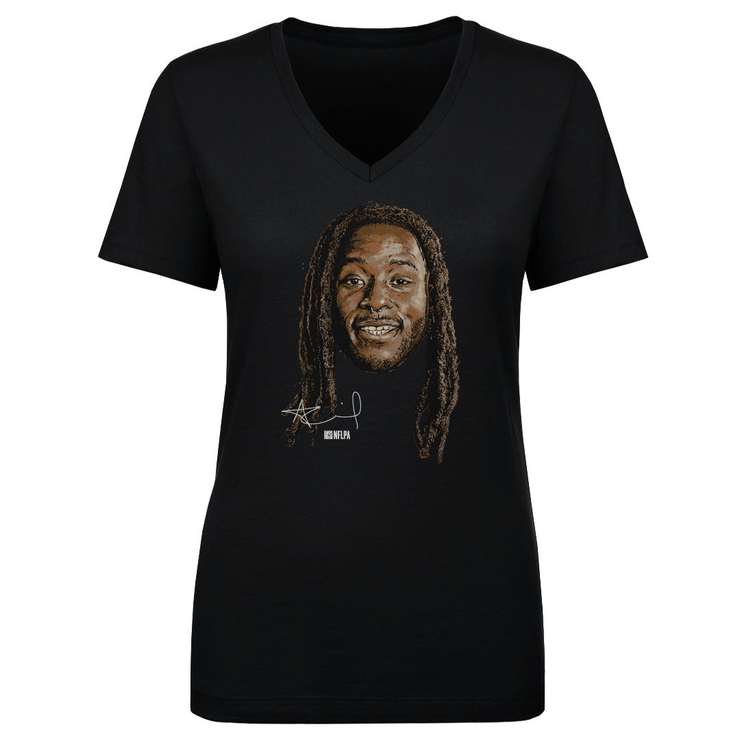 Alvin Kamara Women&#39;s V-Neck T-Shirt | 500 LEVEL