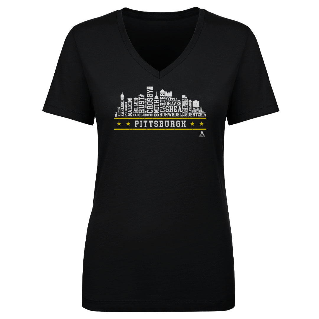 Pittsburgh Women's V-Neck T-Shirt | 500 LEVEL