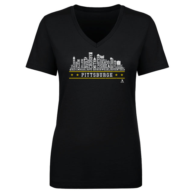 Pittsburgh Women's V-Neck T-Shirt | 500 LEVEL