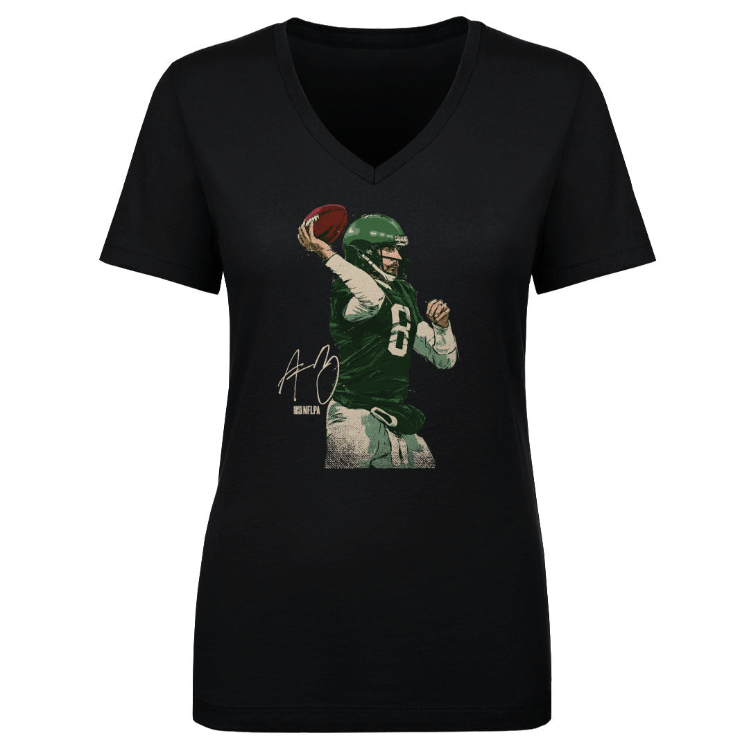 Aaron Rodgers Women&#39;s V-Neck T-Shirt | 500 LEVEL