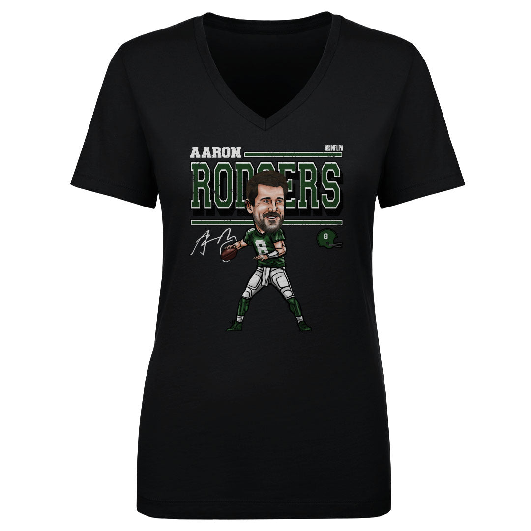 Aaron Rodgers Women&#39;s V-Neck T-Shirt | 500 LEVEL