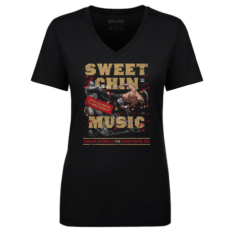 Shawn Michaels Women's V-Neck T-Shirt | 500 LEVEL