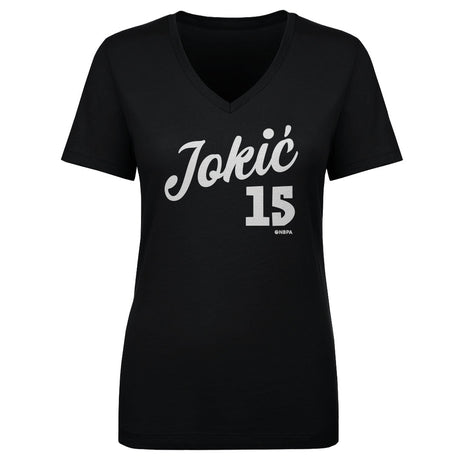 Nikola Jokic Women's V-Neck T-Shirt | 500 LEVEL