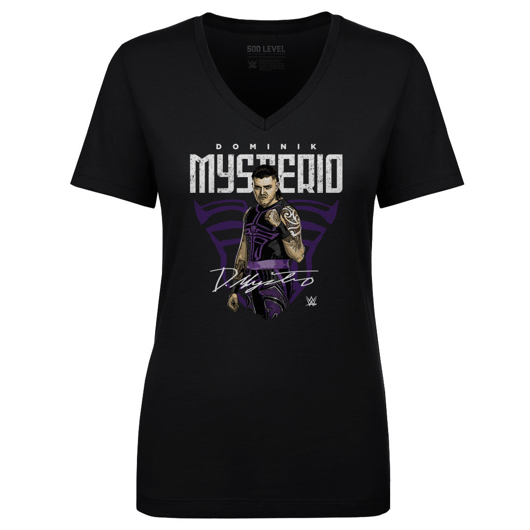 Dominik Mysterio Women's V-Neck T-Shirt | 500 LEVEL
