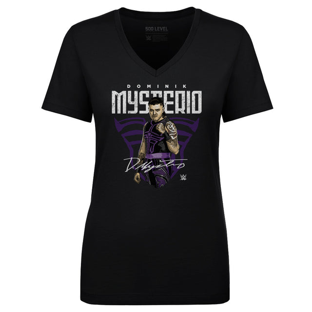 Dominik Mysterio Women's V-Neck T-Shirt | 500 LEVEL