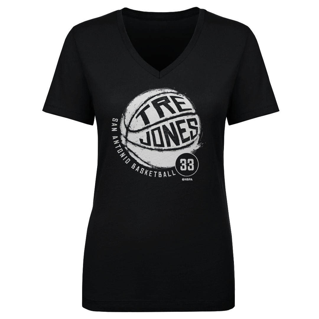 Tre Jones Women&#39;s V-Neck T-Shirt | 500 LEVEL