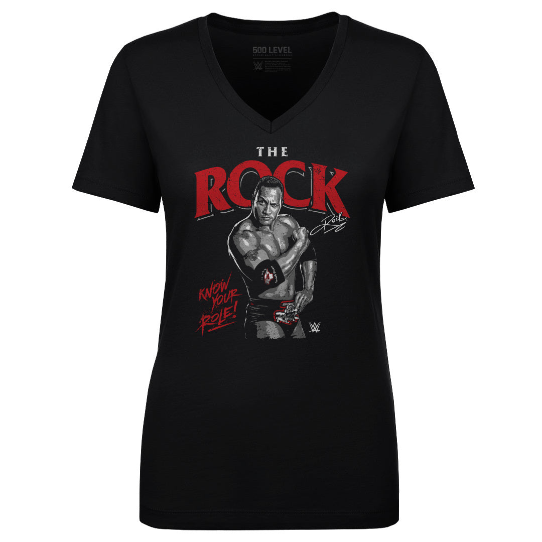 The Rock Women&#39;s V-Neck T-Shirt | 500 LEVEL