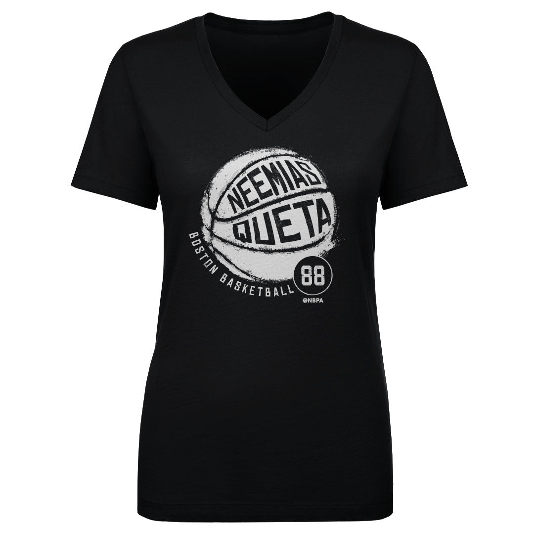 Neemias Queta Women&#39;s V-Neck T-Shirt | 500 LEVEL