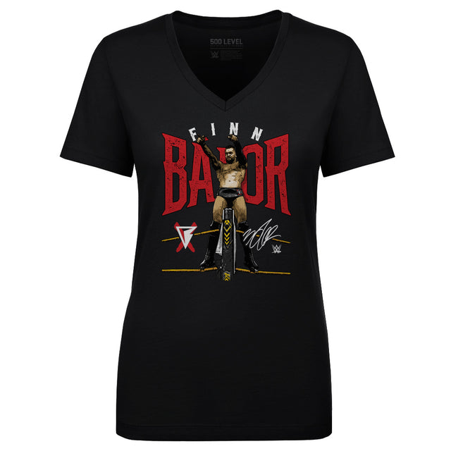 Finn Balor Women's V-Neck T-Shirt | 500 LEVEL