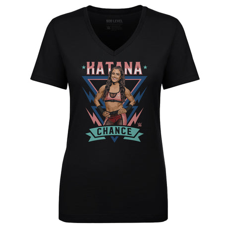 Katana Chase Women's V-Neck T-Shirt | 500 LEVEL