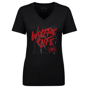 nWo Women's V-Neck T-Shirt | 500 LEVEL
