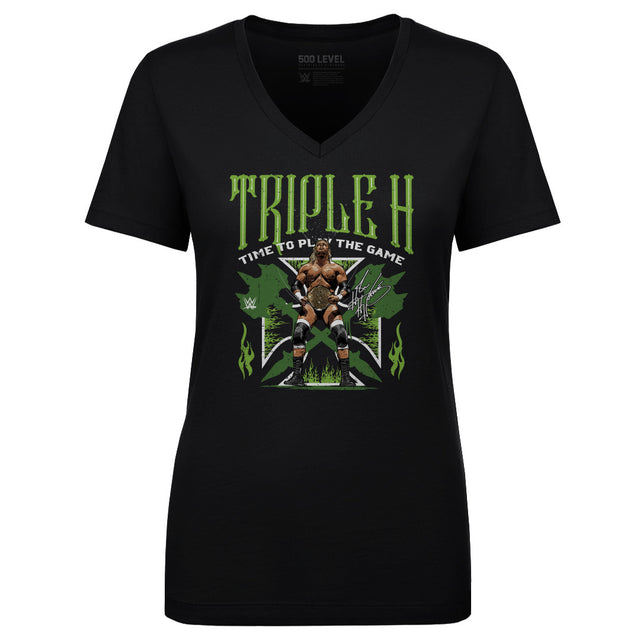 Triple H Women's V-Neck T-Shirt | 500 LEVEL