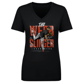 Logan Webb Women's V-Neck T-Shirt | 500 LEVEL