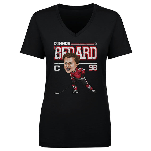 Connor Bedard Women's V-Neck T-Shirt | 500 LEVEL