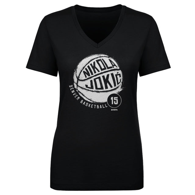Nikola Jokic Women's V-Neck T-Shirt | 500 LEVEL