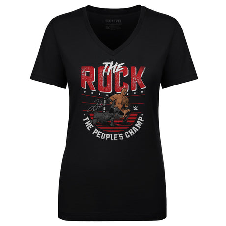The Rock Women's V-Neck T-Shirt | 500 LEVEL