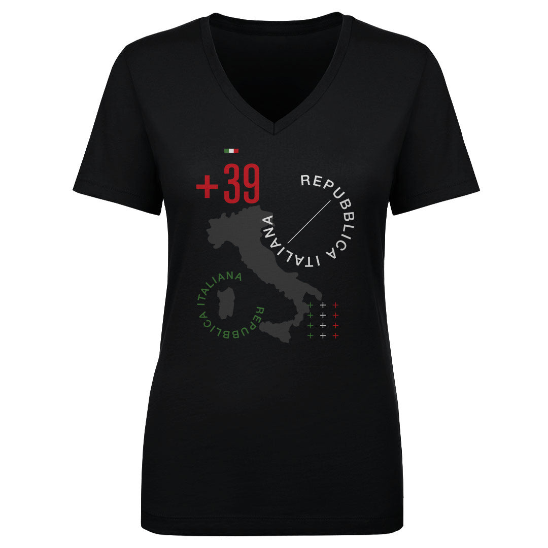 Italy Women&#39;s V-Neck T-Shirt | 500 LEVEL