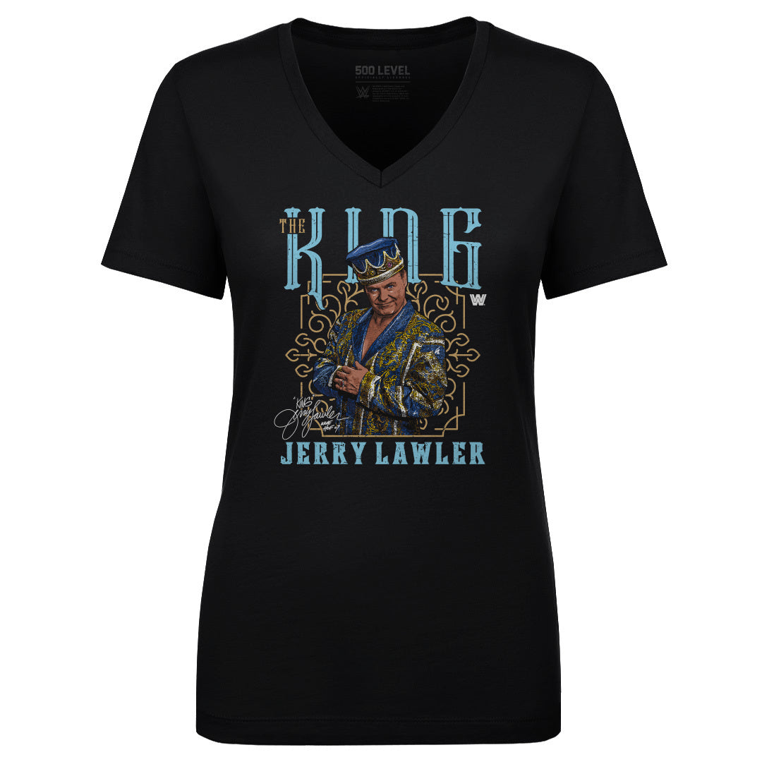 Jerry Lawler Women&#39;s V-Neck T-Shirt | 500 LEVEL