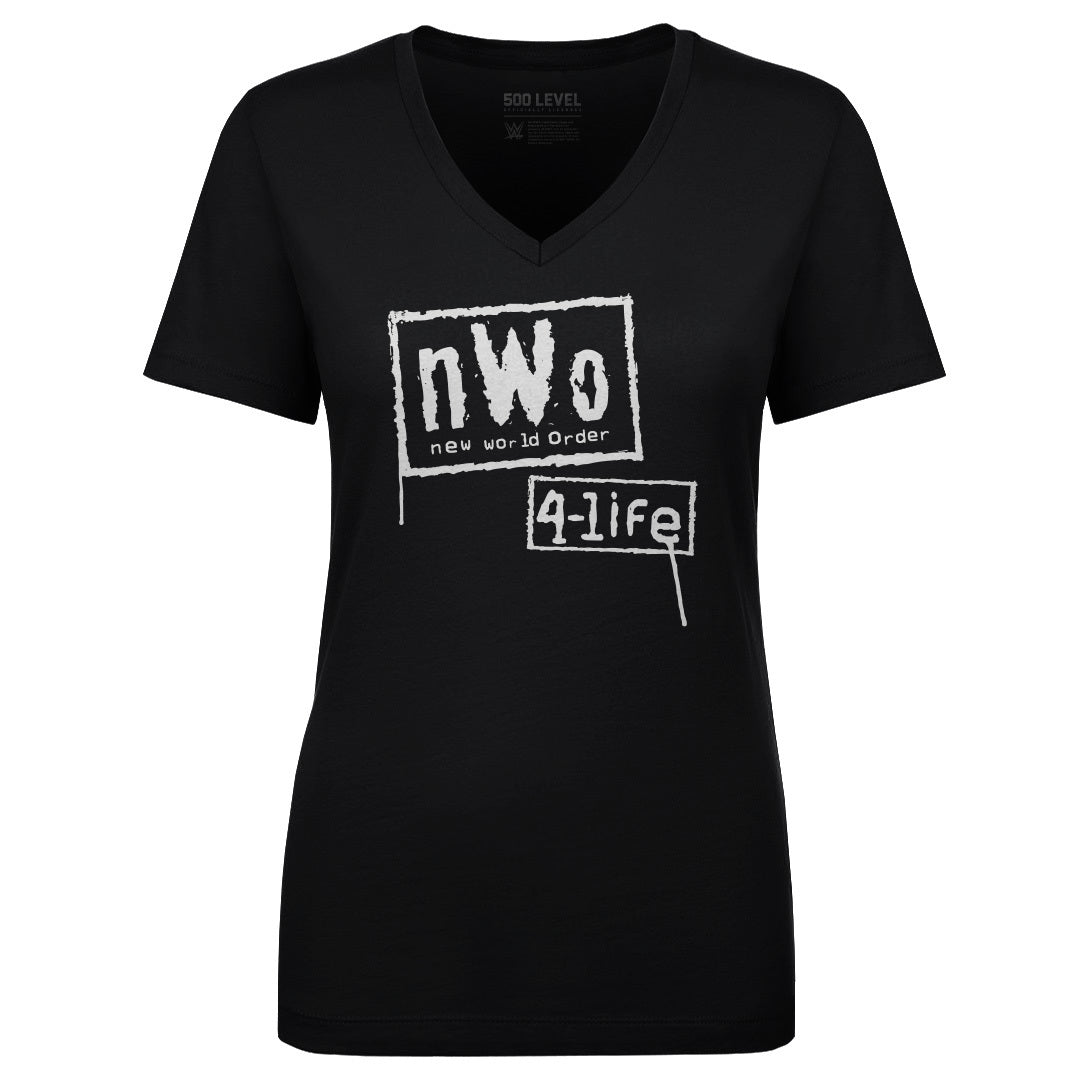 nWo Women's V-Neck T-Shirt | 500 LEVEL
