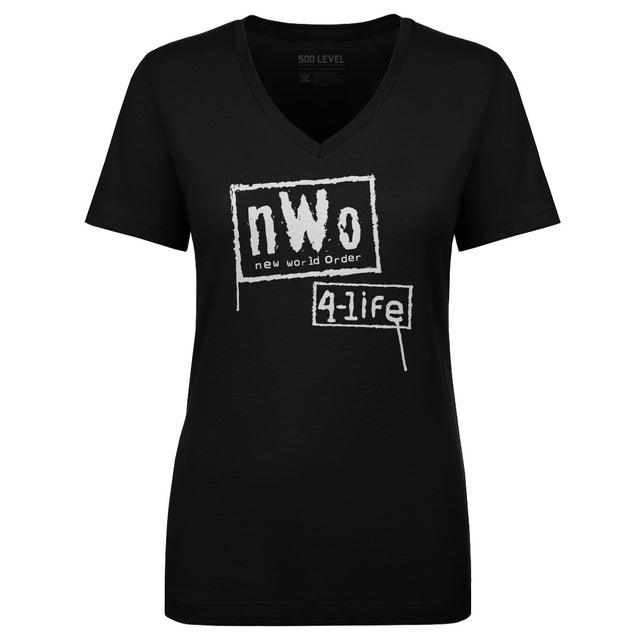 nWo Women's V-Neck T-Shirt | 500 LEVEL