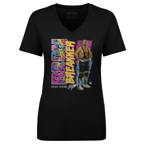 Bron Breakker Women's V-Neck T-Shirt | 500 LEVEL
