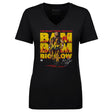 Bam Bam Bigelow Women's V-Neck T-Shirt | 500 LEVEL