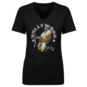 Hulk Hogan Women's V-Neck T-Shirt | 500 LEVEL
