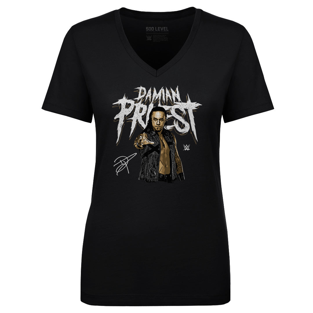 Damian Priest Women&#39;s V-Neck T-Shirt | 500 LEVEL