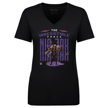 Nia Jax Women's V-Neck T-Shirt | 500 LEVEL