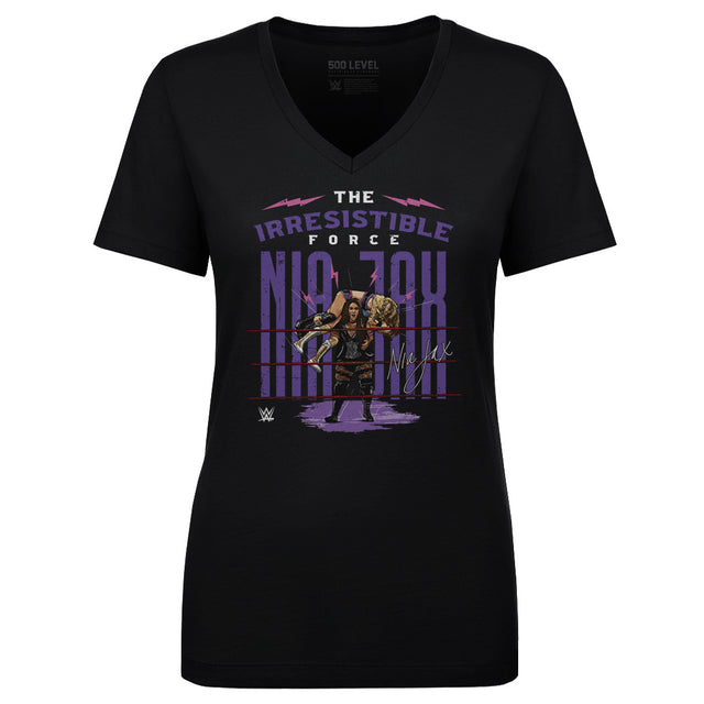 Nia Jax Women's V-Neck T-Shirt | 500 LEVEL
