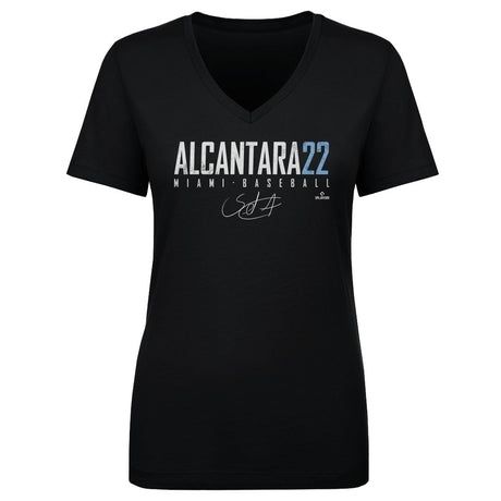 Sandy Alcantara Women's V-Neck T-Shirt | 500 LEVEL