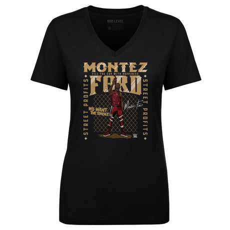Montez Ford Women's V-Neck T-Shirt | 500 LEVEL