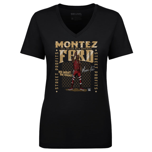 Montez Ford Women's V-Neck T-Shirt | 500 LEVEL