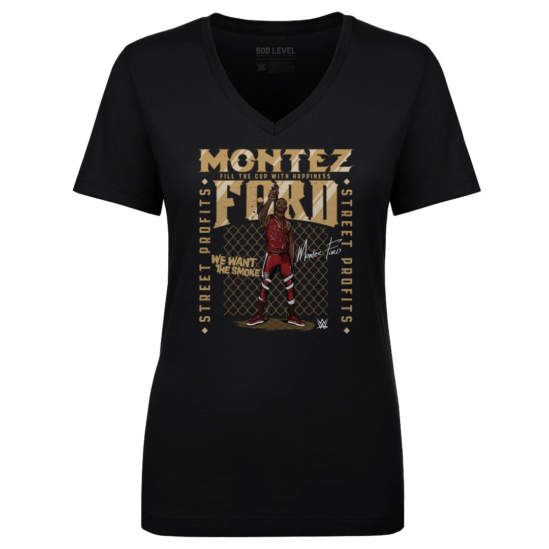 Montez Ford Women&#39;s V-Neck T-Shirt | 500 LEVEL