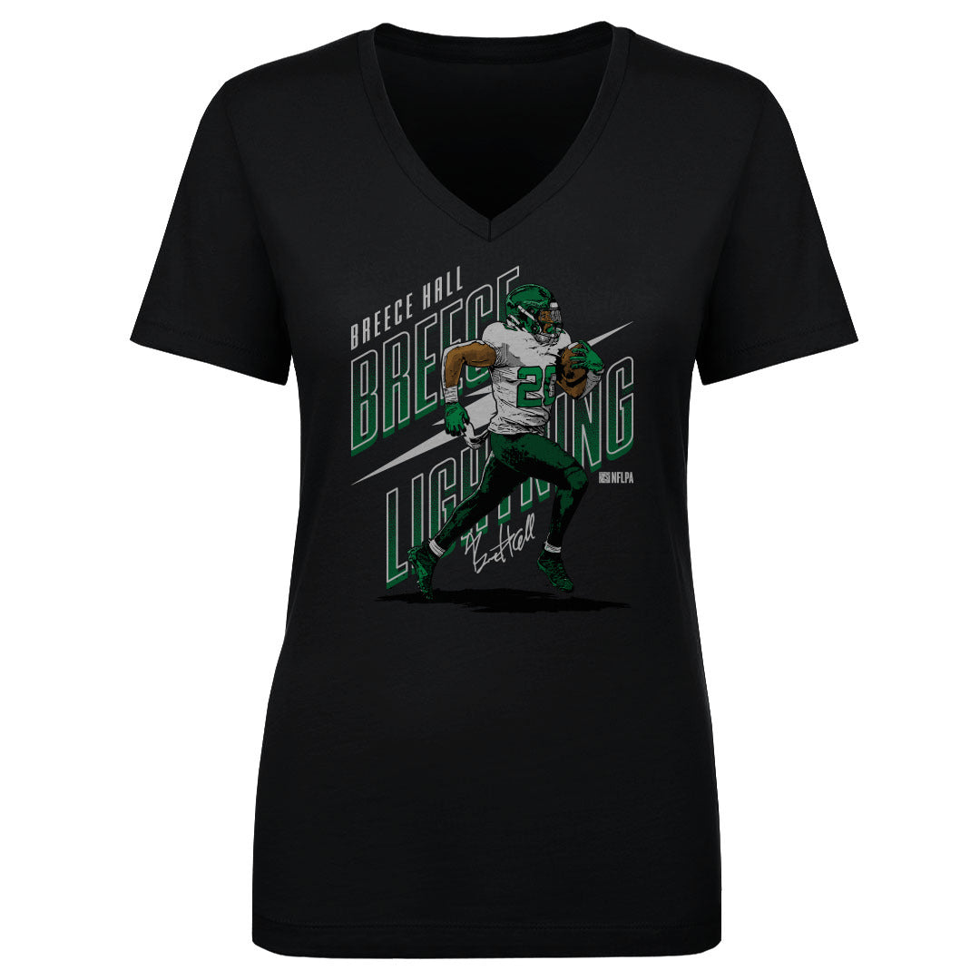 Breece Hall Women's V-Neck T-Shirt | 500 LEVEL