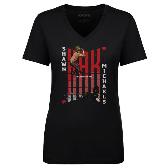Shawn Michaels Women's V-Neck T-Shirt | 500 LEVEL