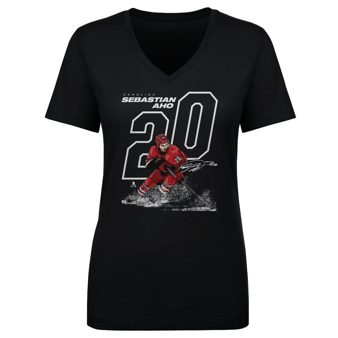 Sebastian Aho Women's V-Neck T-Shirt | 500 LEVEL