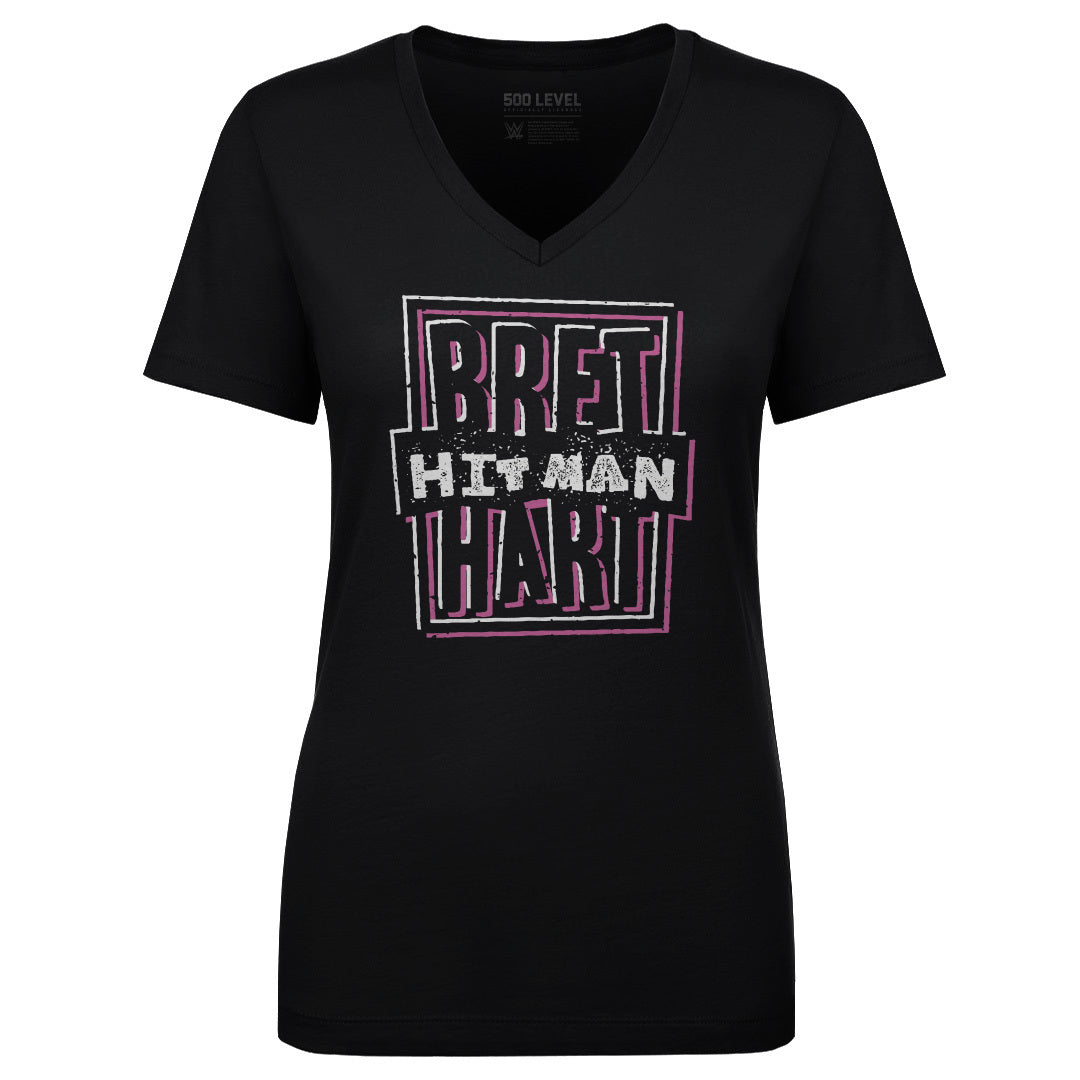 Bret Hart Women&#39;s V-Neck T-Shirt | 500 LEVEL