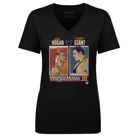 Hulk Hogan Women's V-Neck T-Shirt | 500 LEVEL