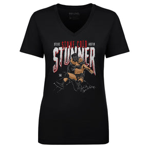 Stone Cold Steve Austin Women's V-Neck T-Shirt | 500 LEVEL