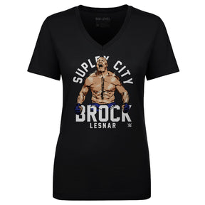 Brock Lesnar Women's V-Neck T-Shirt | 500 LEVEL
