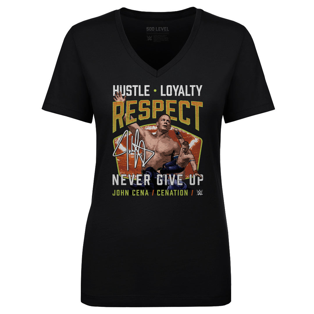 John Cena Women's V-Neck T-Shirt | 500 LEVEL