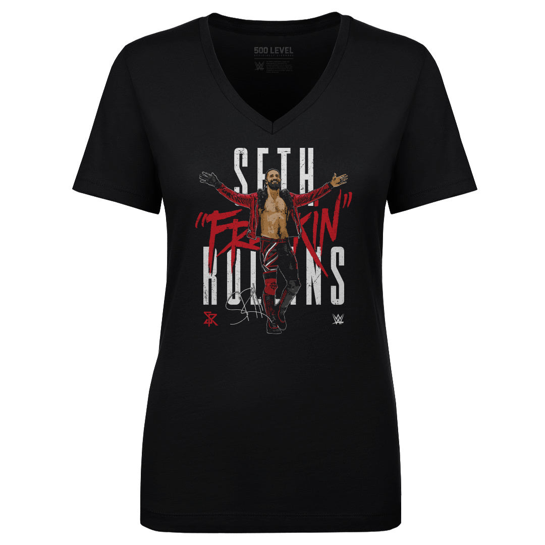 Seth Rollins Women's V-Neck T-Shirt | 500 LEVEL