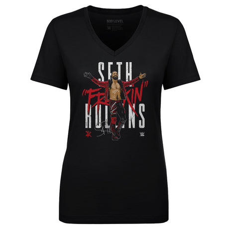 Seth Rollins Women's V-Neck T-Shirt | 500 LEVEL