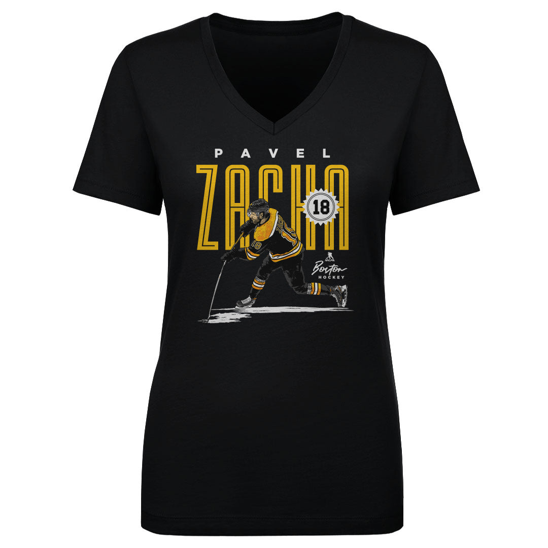 Pavel Zacha Women's V-Neck T-Shirt | 500 LEVEL